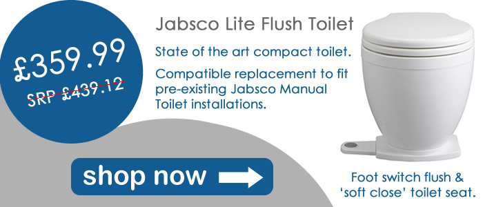 The Jabsco Lite Flush Compact boat tonight.