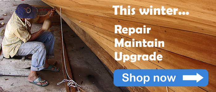 Repair, maintain and upgrade your boat during the winter months here.