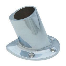 Flag Pole Socket Chrome