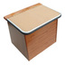 Mahogany Footstep Box - Brown Top