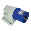 Angled Mains 230v Plug - IP44 (Blue)