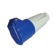 Mains 230V 3 Pin Socket - IP44 (Blue)
