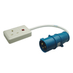 Trailing Socket - IP44 (Blue)