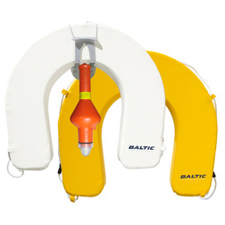 Horseshoe Lifebuoy with Pulpit Bracket & Light