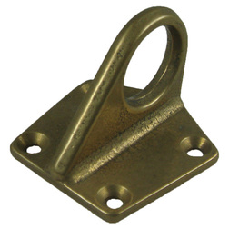 Angled Fender Eye - Brass