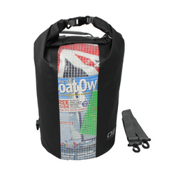 OverBoard Black 30L Waterproof Dry Tube Bag with Window